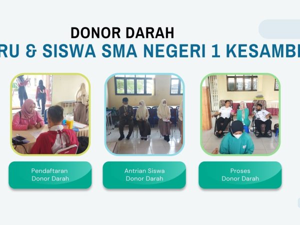 Donor Darah Guru & Siswa Sma Negeri 1 Kesamben