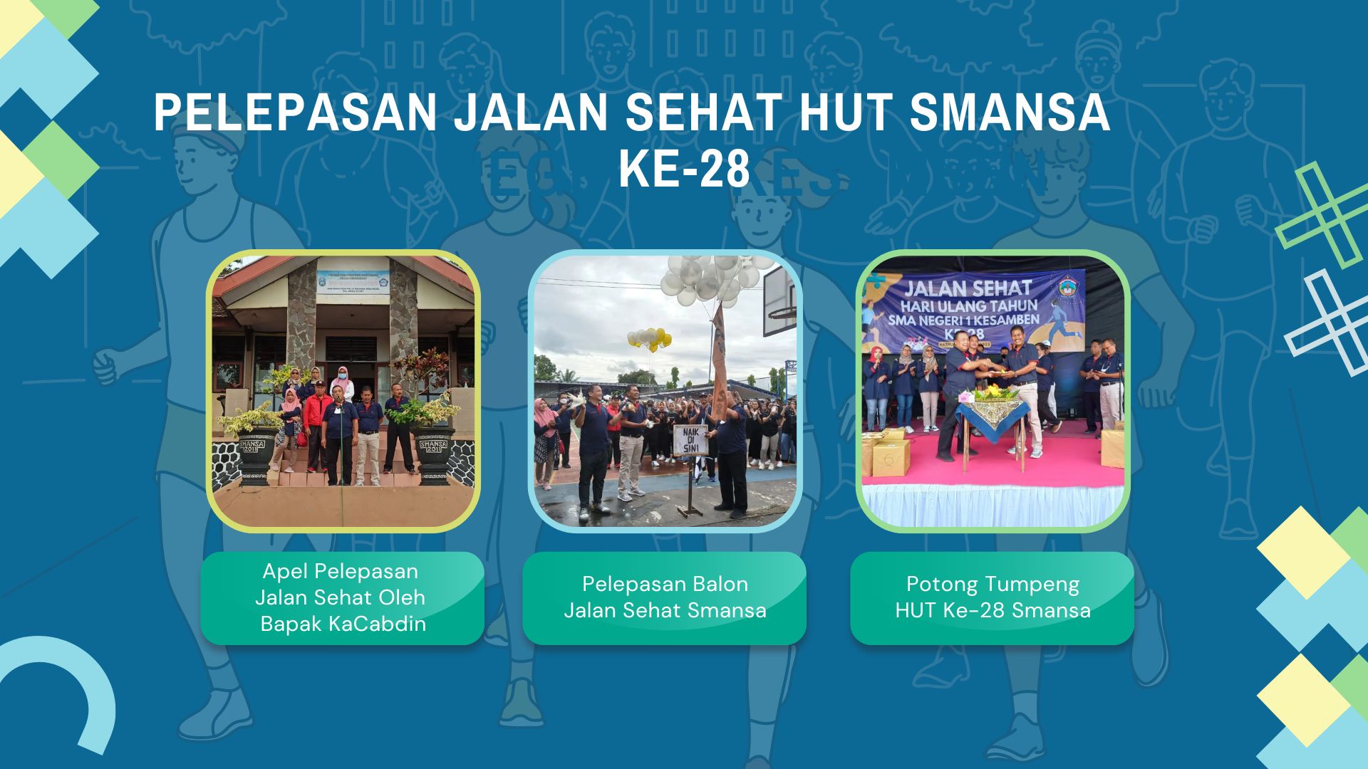 Jalan Sehat Hari Ulang Tahun Sma Negeri 1 Kesamben Ke-28