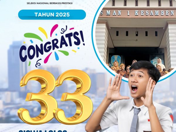 33 Siswa SMAN 1 Kesamben Lolos SNBP 2025